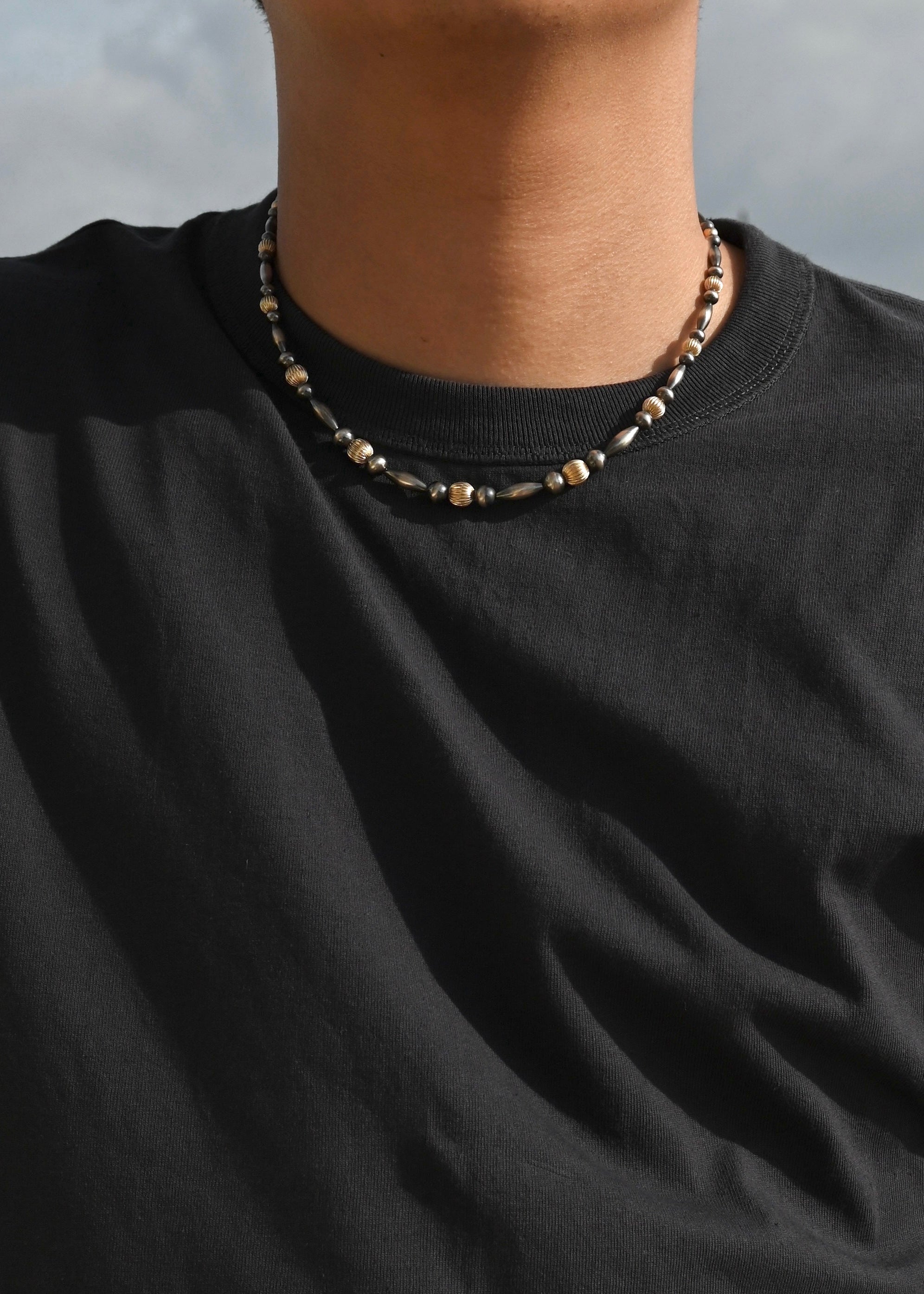 パール・砂ケシ・オニキス4点まとめ売り peeled jewelry ナバホパールのアクセサリー – Peeled Jewelry